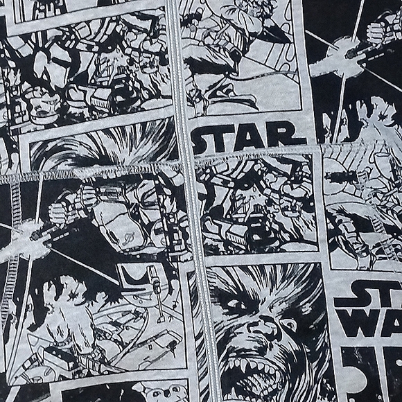 Star Wars zipper hoodie sweat shirt. - Picture 10 of 11